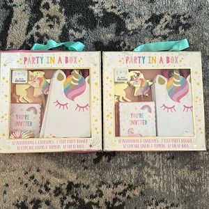 Party in a box unicorn party inventions